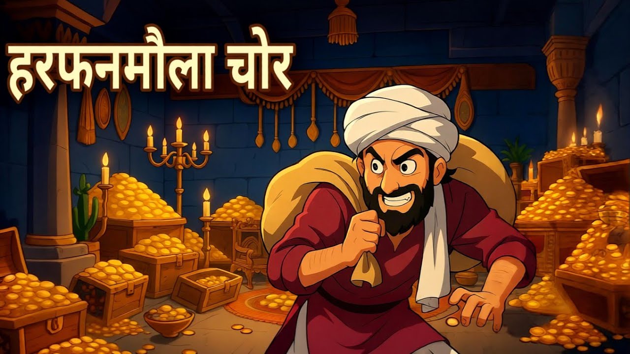 हरफनमौला चोर | Harfanmola Chor |  Hindi Story | Hindi kahani | moral stories | cartoon story 