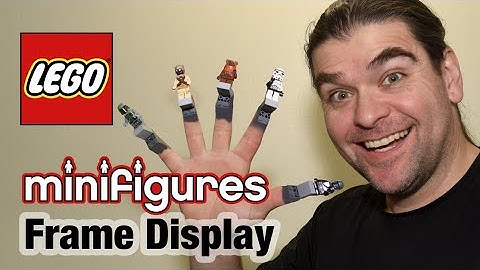 Making  LEGO Minifigure Frames For Display