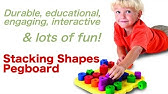 Discovery Toys - Giant PegBoard - YouTube