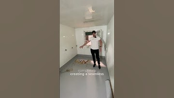 Seamless Linoleum Flooring Installation. #modularconstruction #modularsystem #fastbuild