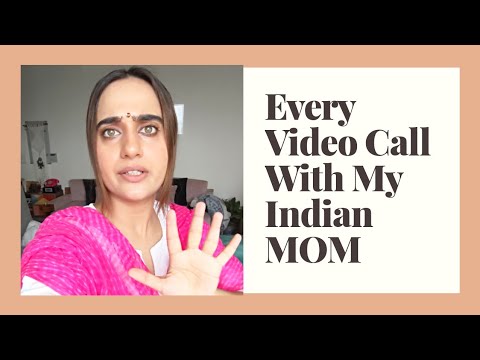 Every Video Call With My Indian Mom | Desi Mom | Kusha Kapila