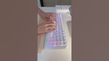 🎀ASMR Typing—Kemove K68 Angel #shorts #asmr #kemove