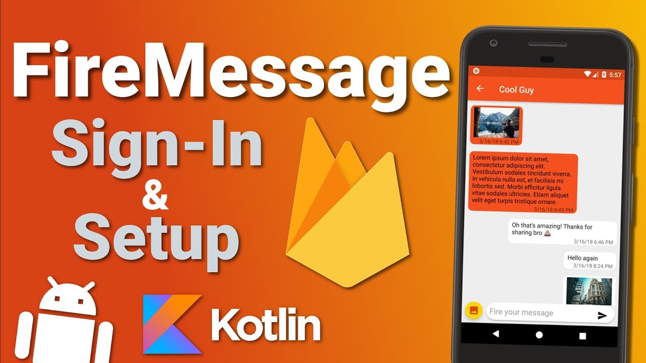 Android firebase chat Realtime Web