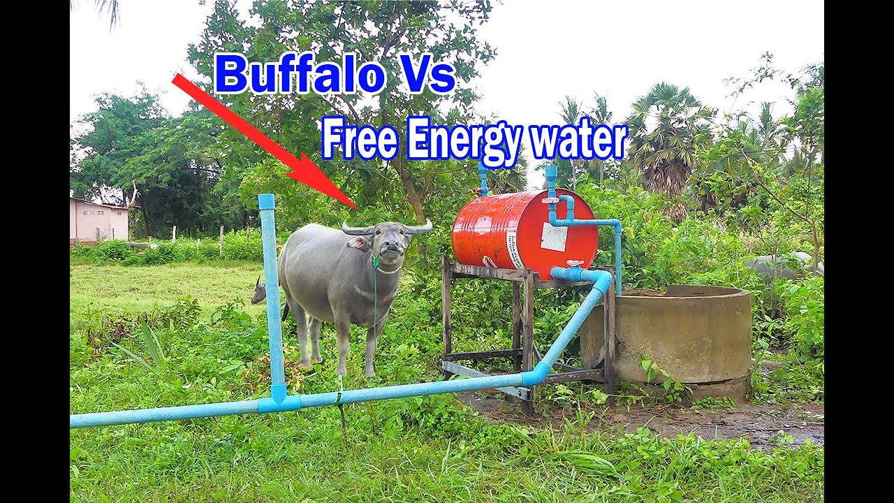 Pressured Pump - How to make free energy water pump from deep well for rice field