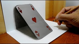 3D Trick Art on Paper   Card