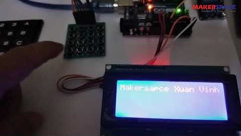 Arduino Projects: Using Arduino & Keypad 4x4 to set a Password Lock display on LCD 20x4 I2C.