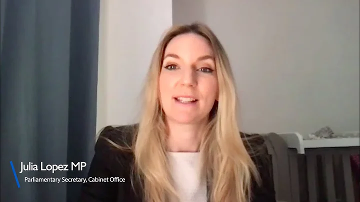 Cabinet Office Minister Julia Lopez introduces the...