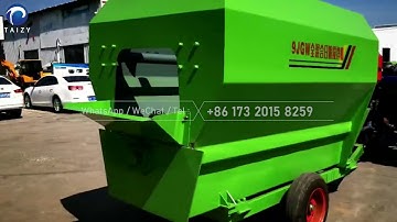 Horizontal feed mixer|Working video of horizontal feed mixer used for home or farm breeding