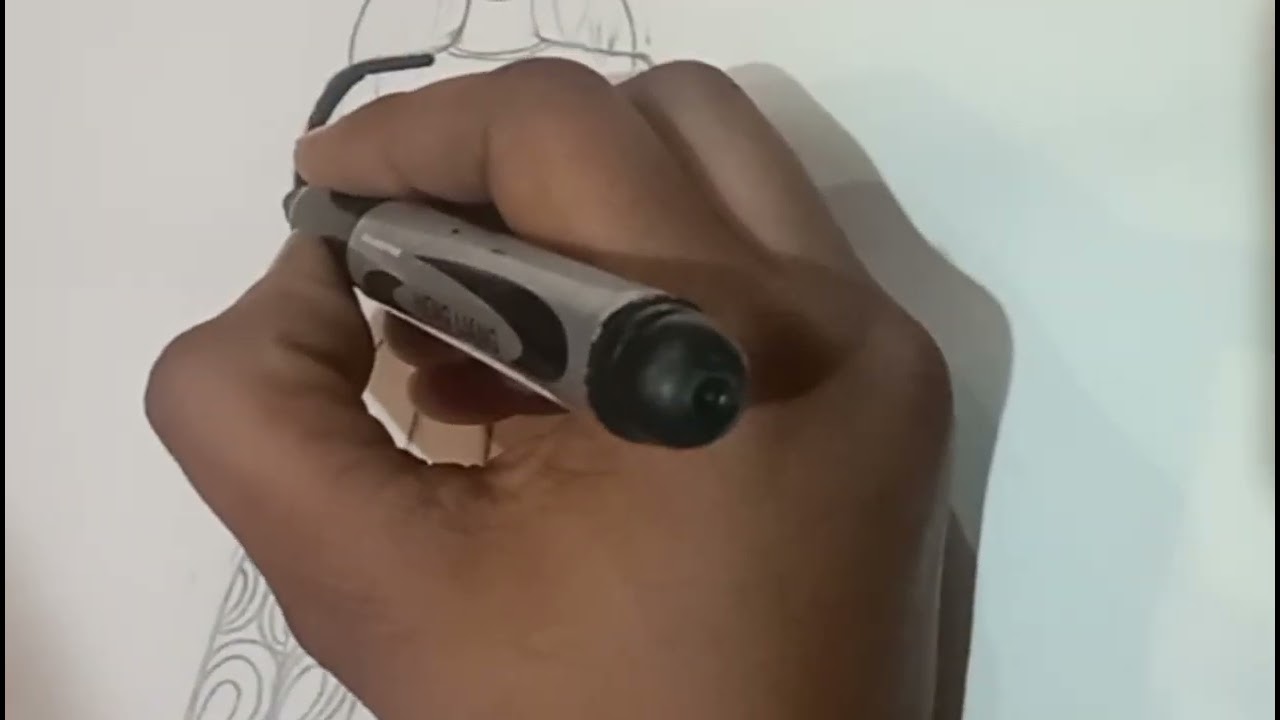 🌺Simple Lehenga Dress Sketch🌺 | Easy Drawing Tutorial