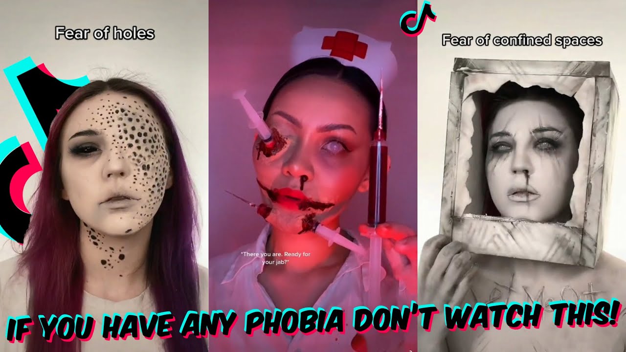 Makeup Inspired By Phobias – TikTok Compilation #1