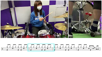 Every Rose Has Its Thorn Poison｜動態鼓譜完整版｜(Drum Cover)【JiiMusic®】