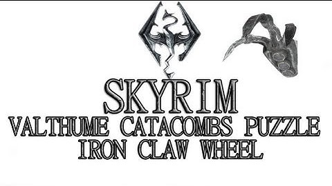 Skyrim Valthume Catacombs Puzzle - Iron Claw Wheel