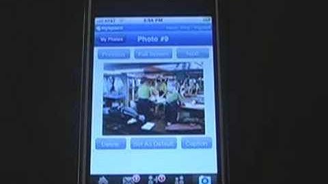 MySpace iPhone Video Demo