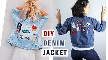 DIY Decorating Denim Jacket with the Patches | DIY Custom Denim Jacket | How to apply Patches