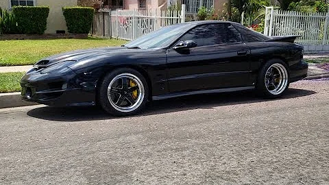 1998 WS6 Trans Am head cam longtubes headers on rts weld wheels 18x12 335 tires