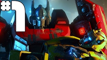 Transformers Fall of Cybertron - Part 1  - The War begins (Campaign) [PLAYSTATION 4 / XBOX ONE]