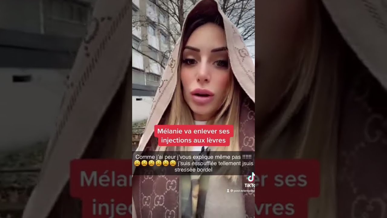 Mélanie va enlever ses injections aux lèvres
