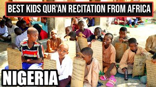 Quran Recitation by kids from a Quran city in Africa