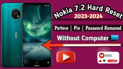 Nokia 7.2 Hard Reset without PC/Nokia 7.2 password Unlock 💯 Solve/how to factory reset Nokia 7.2