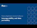 Interoperability and data portability