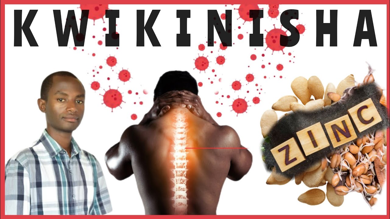 Kwikinisha. Niyo mpamvu  urubyiruko n'abakuze bakunze kurwara. Akamaro ka Zinc mu buvuzi