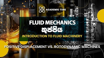 Introduction to Fluid Machinery :  Positive Displacement vs. Rotodynamic Machines | Academic Tube