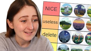 ranking all the worlds in the sims