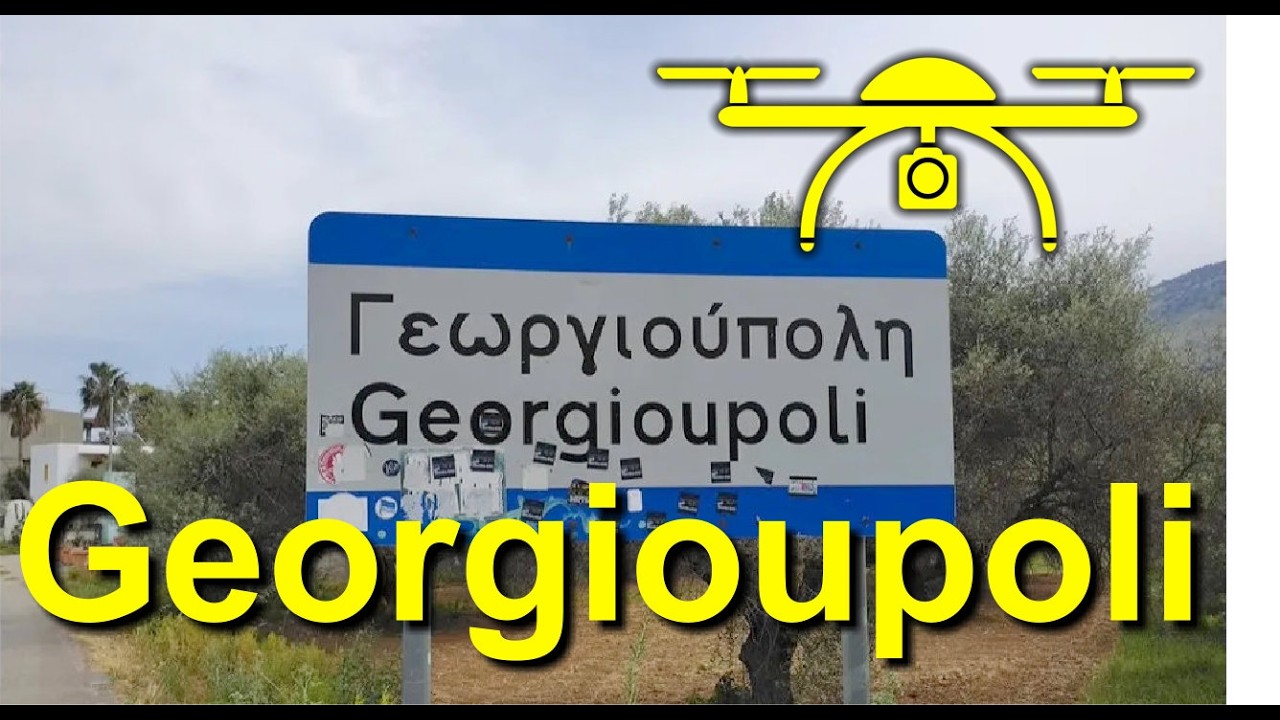 Georgioupoli - Chania - Kreta von oben - 4K Drohnenvideo