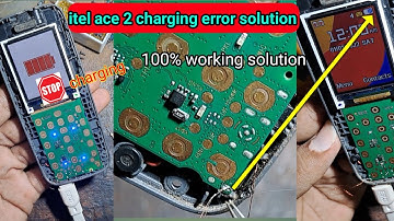 itel ace 2n charging error solution | Itel ace 2n charging error | Itel ace 2n charging stop