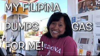 My Filipina Pumps Gas For Me! Middle of No Where Arizona! by SitDownPerspective 720 views 7 years ago 2 minutes, 29 seconds