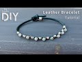 Easy Leather Bracelet / Wire Wrap Bracelet Tutorial / DIY Jewelry / DIY Accessories