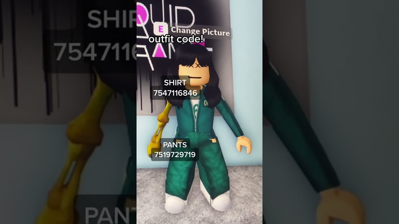 Squid Game Outfit Codes on Roblox!