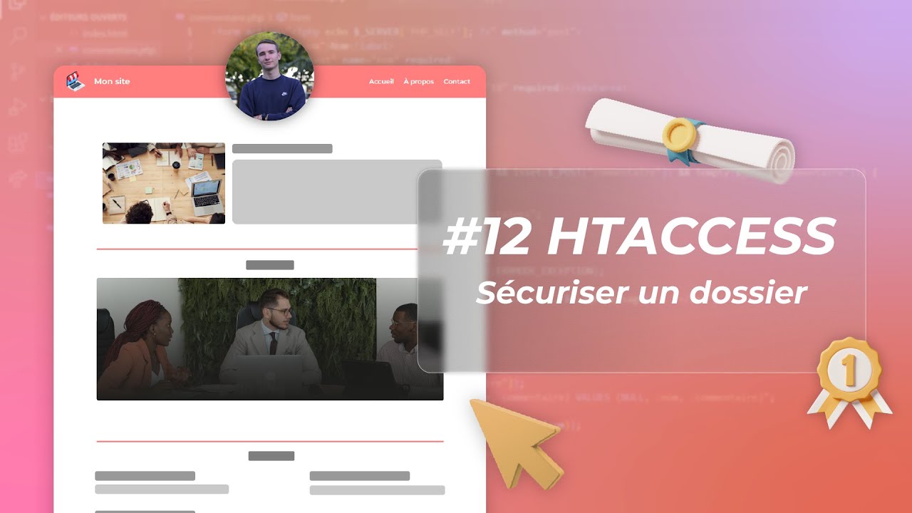 Cr er un site web de a z 12 restreindre l acc s un dossier
