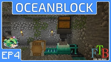Oceanblock -EP4- Auto Sluicing and Raft Plundering - Minecraft Java Modpack by FTB
