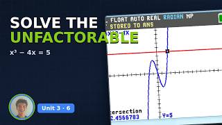 TI-84 Evo – Solving Polynomial Equations Graphically | Algebra 2 Unit 3 with Jonah