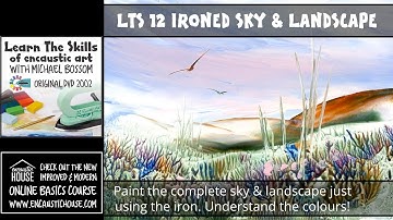 LEARN THE SKILLS  12 : A COMPLETE IRON PAINTED SKY AND LANDSCAPE           with Michael Bossom