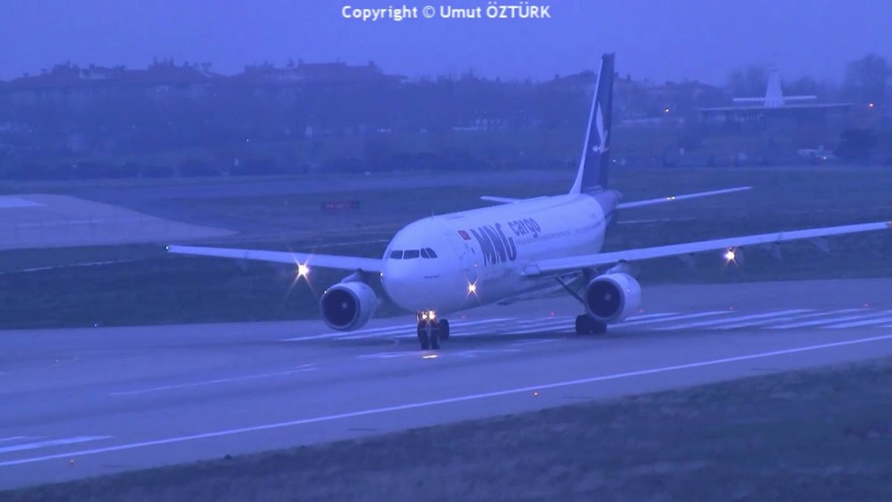 MNG Airlines Airbus A300F4-203 Take Off Rnwy 36L