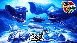 360 Bloop, Ningen, Whale, Sea Eater, El Gran Maja and Julia Best Sea Monster in City | 360 video 4K