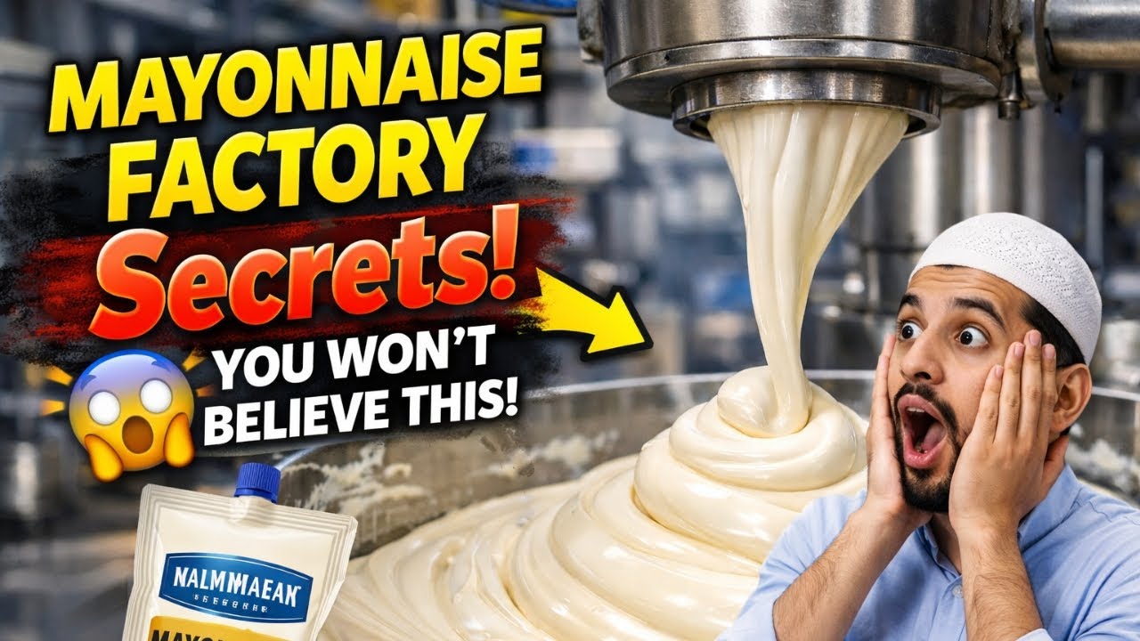HOW It's MADE MAYONISE In Factory | Mr Facts Hacker