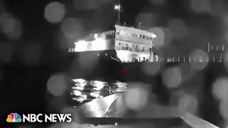 Ukrainian Sea Drone Attacks Russian Oil Tanker