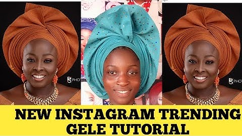 BEGINNERS|SIMPLEST TRENDING GELE TUTORIAL