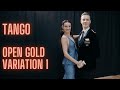 Tango open gold variation 1 by iaroslav and liliia bieliei