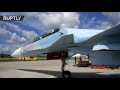 شاهد دقة الطيارين الروس في رمي القنابل من طائرات لسوخوي