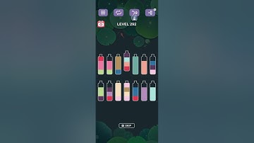 water sort puzzle -sort color puzzle game level 292