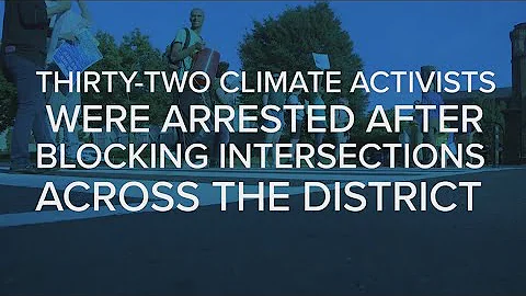 Climate protests bring standstill to DC morning traffic