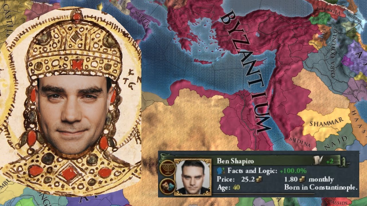 Ben Shapiro plays Byzantium | EU4 Meme