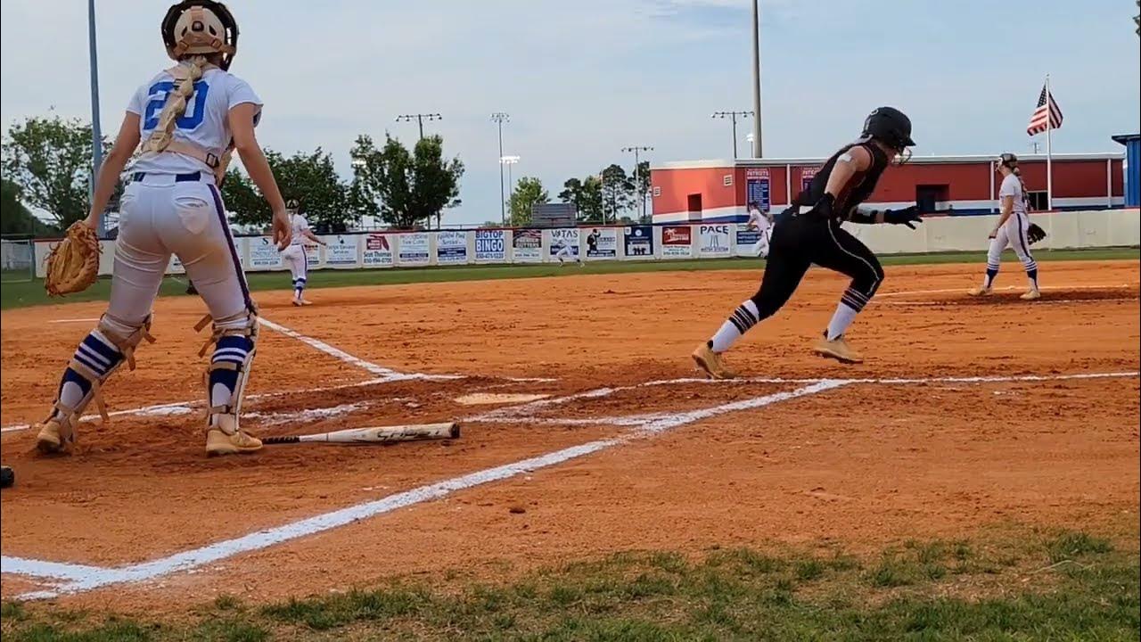 Kara Wine 2025 Catcher / 3rd. 2 doubles vs LSU Commit Jayden Heavener