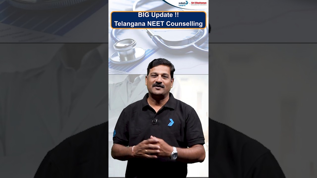 NEET Counselling Telangana State 2025 | New Update for Students 