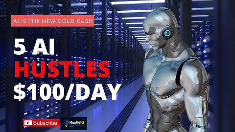 Top 5 Beginner-Friendly AI Income Ideas for $100/Day in 2025.