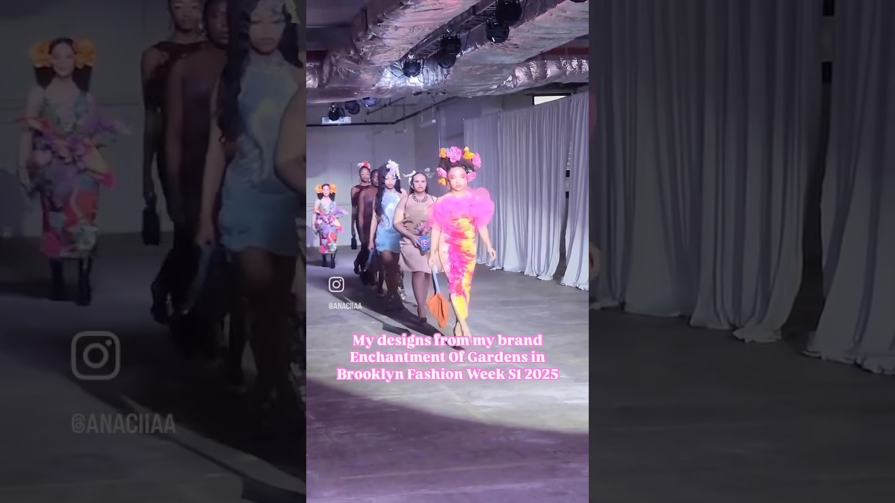 Create by my visions into living artworks at Brooklyn Fashion Week S1 2025! 